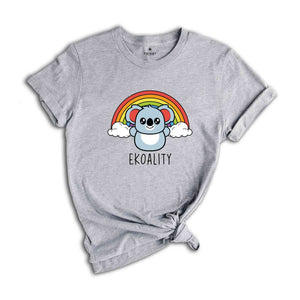 Ekoality Shirt, Funny LGBT Shirt, LGBT Shirt, LGBT Support Shirt, Pride Rainbow Shirt, Equality Shirt, LGBTQ Pride Shirt, Animal Lover Shirt