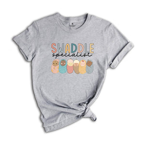 Swaddle Specialist Shirt, Labor And Delivery Shirt, NICU Nurse Tshirt, Neonatal ICU Registered Nurse, Nurse Tee