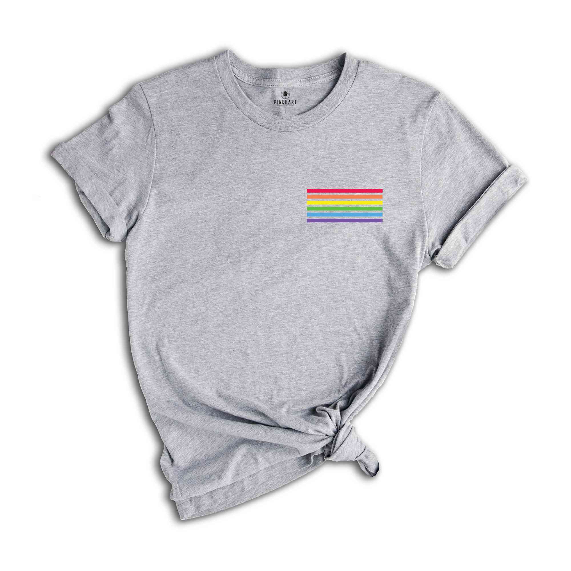 Pride Flag Shirt, Pride Shirt, LGBTQ Shirt, Pride Month Shirt, Gay Pride Shirt, Pocket Pride Shirt, Equality Shirt, Lesbian Shirt, Gay Shirt