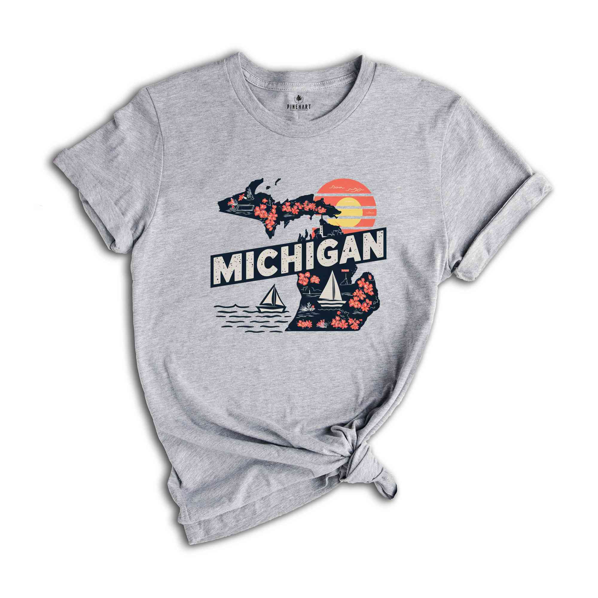 Retro State Of Michigan Shirt, State Of Michigan Shirt, State Shirt, Michigan Shirt, Michigan Lover Shirt, Family Trip Shirt, Travel Shirt