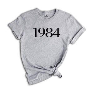 1984 Shirt, 40th Birthday Shirt, 40th Birthday Gift, 40th Birthday Tee, Fortieth Birthday, 40 And Fabulous, 40 Years Old, Vintage 1984 Shirt