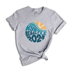 Myrtle Beach Shirt, Family Vacation 2024 Tee, Vacay Mode T-Shirt, Matching Beach Trip Gift Shirt, Summer Vibes T-Shirt