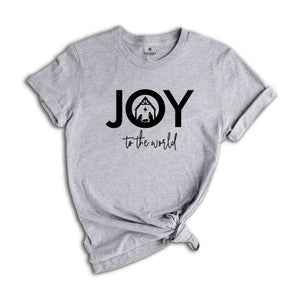 Nativity Shirt, Joy To The World Shirt, Christmas Shirt, Jesus Christmas Shirt, Religious Shirt, Christian Christmas, Joy Shirt