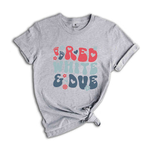 Red White and Due Shirt, Pregnancy Reveal Shirt, 4th of July Pregnancy Shirt, America Shirt, Independence Day Gifts