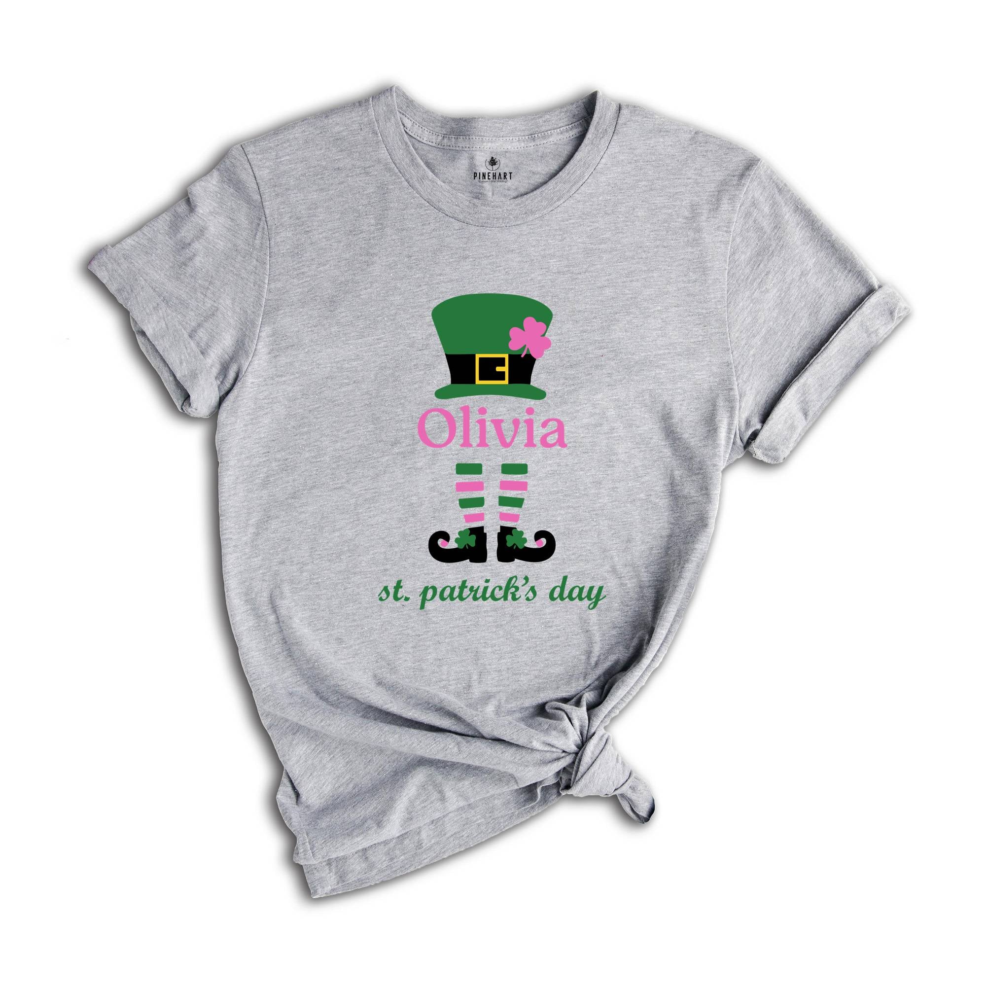 Personalized St. Patrick's Day Shirt, Cute Mom Shirt, Funny Patrick Day Party Tee, Custom Drinking Shirt, Mom Shirt, Custom Name Shirt