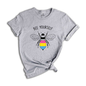 Bee Yourself Shirt, Cute LGBT Shirt, LGBT Support Shirt, LGBTQ Pride Shirt, Animal Lover Shirt, Pride Rainbow Shirt, Love Is Love