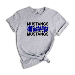 Team Mascot Shirt, Mustangs Team Shirt, Mustangs Team Spirit, Mustangs Fan Shirt, Mustangs School Shirt, Mustangs School Spirit