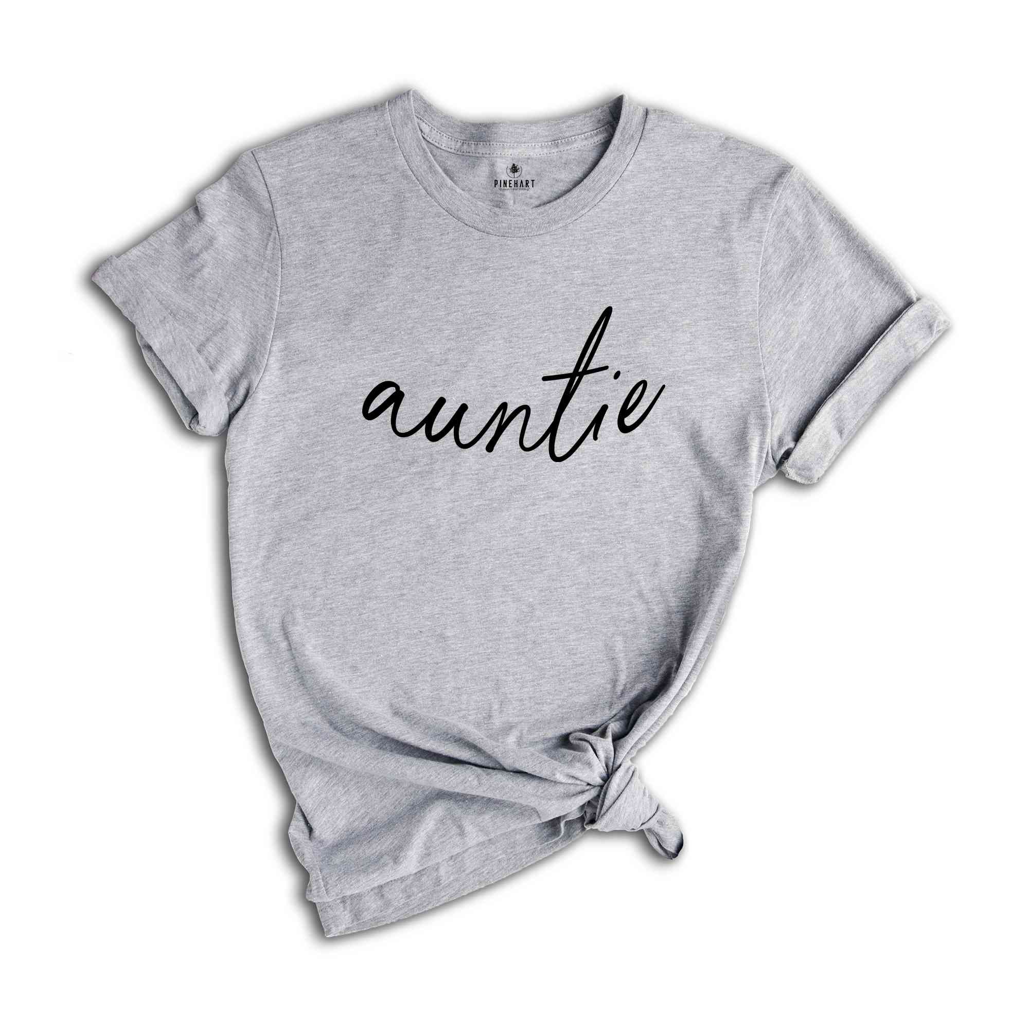 Custom Auntie Shirt, Children Name Shirt, Personalized Gift for Aunt, Auntie with Nieces Shirt, Nephews Names Shirt