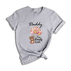 Can Bearly Wait Baby Shower Shirts - girl baby shower, mom dad grandma brother, baby bear, pink bear baby shower