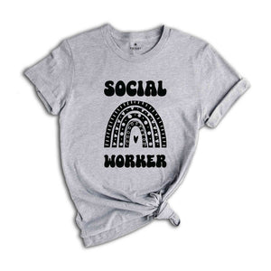 Social Worker Shirt, Rainbow Social Worker Shirt, Motivational Shirt, Gift For Social Worker, Social Worker Life Shirt, Health Care Shirt