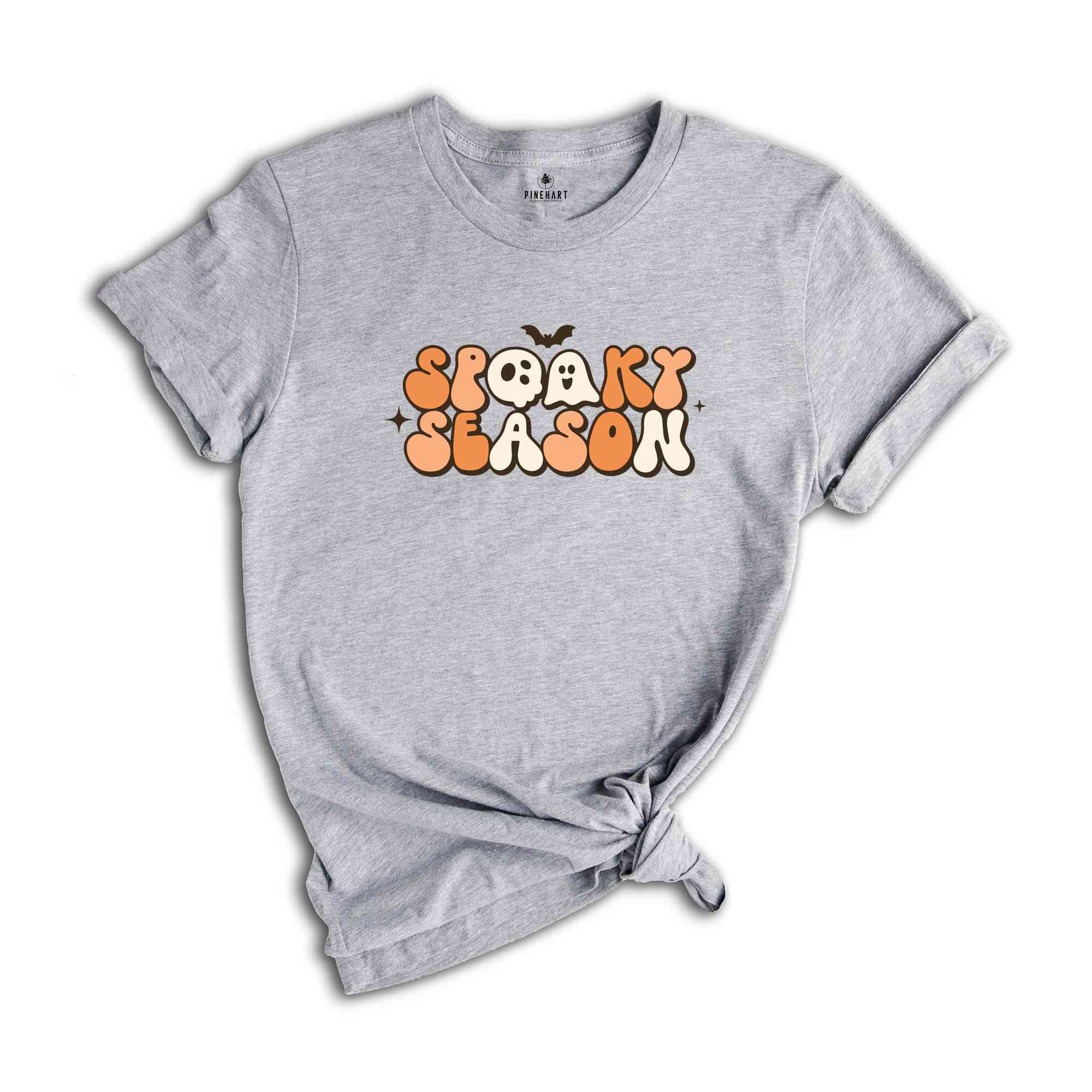 Retro Spooky Season Shirt, Spooky Season Shirt, Halloween Shirt, Fall Shirt, Trick Or Treat Shirt, Ghost Shirt, Skull Shirt, Bat Shirt