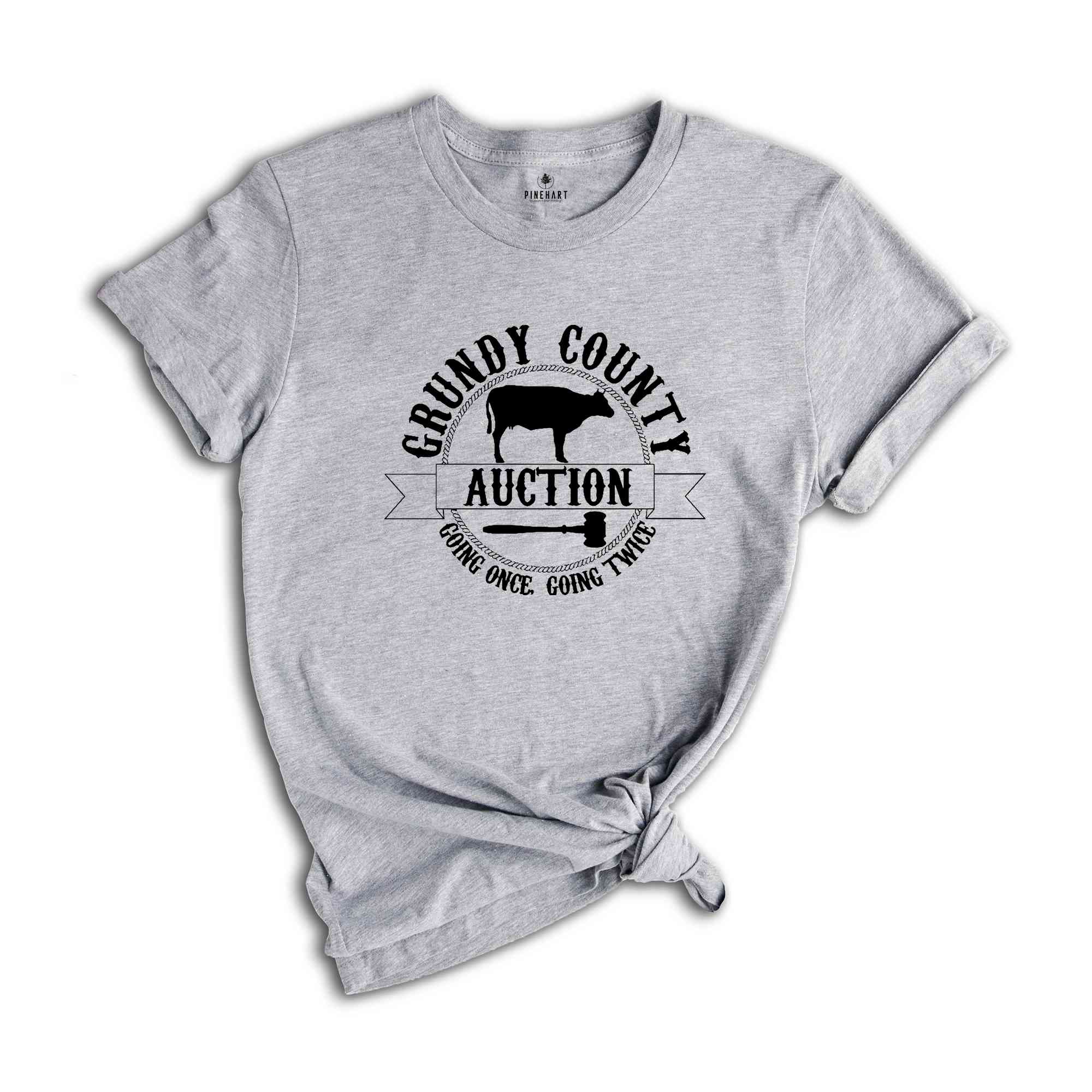 Grundy County Auction Shirt, Western Shirt, Country Music Song, Country Music Tee, Rodeo T-Shirt, Western Vibes, Boho Vibes Tee