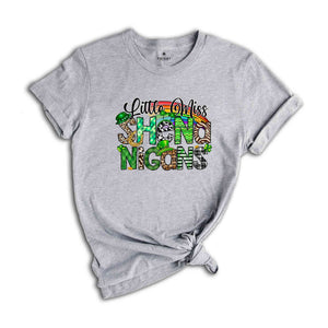 Little Miss Shenanigans Shirt, Saint Patrick's Shirt, St. Patrick's Day T-Shirt, Shenanigans T-Shirt, Feeling Lucky Shirt