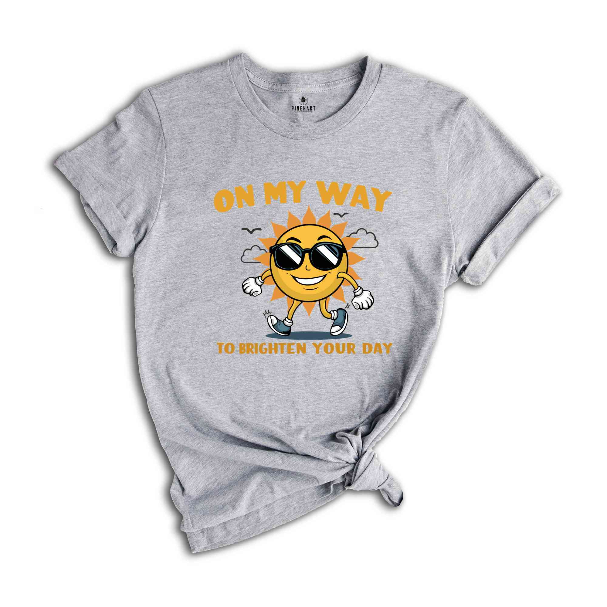 On My Way To Brighten Your Day Shirt, Cute Summer Shirt, Sunny Day Shirt, Positive Vibes, Sunshine Shirt, Funny Sun Shirt