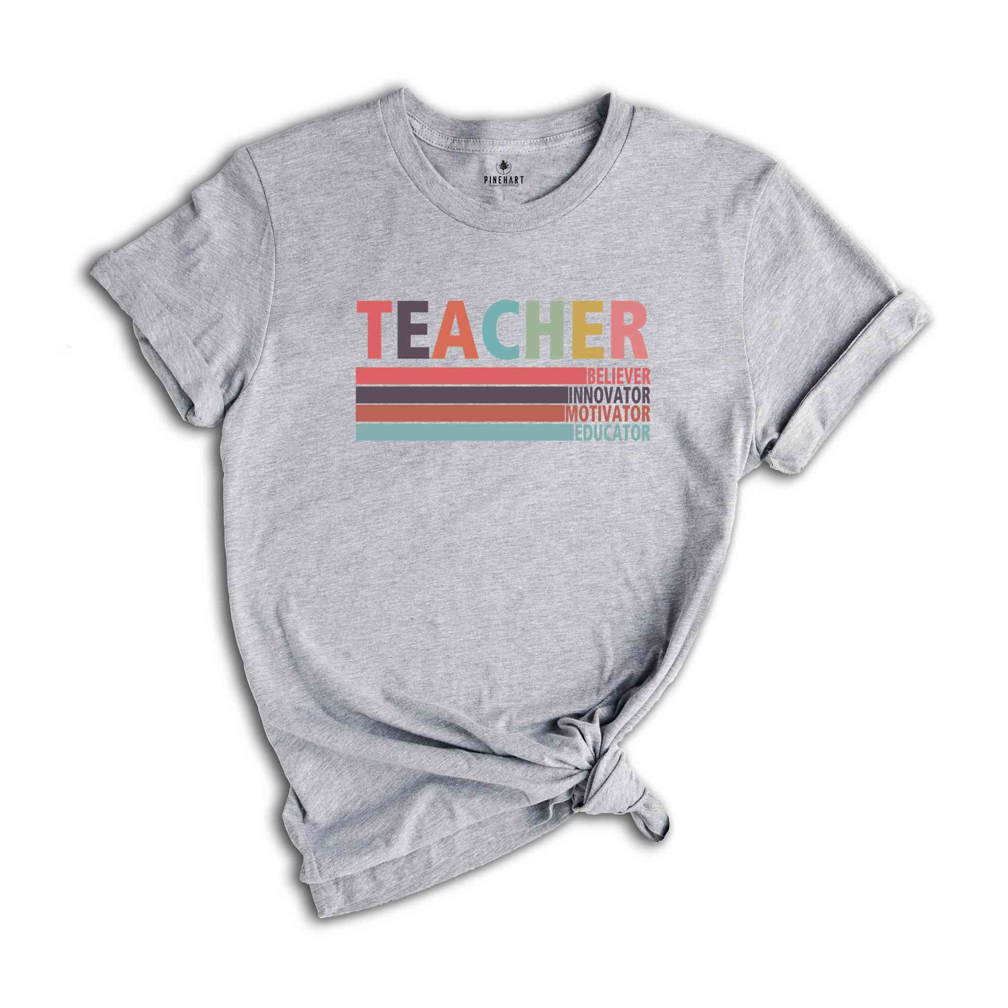 Teacher Believer Innovator Motivator Educator Shirt, Teacher Shirt, Teacher Gift Shirt, Teacher Appreciation, New Teacher Shirt