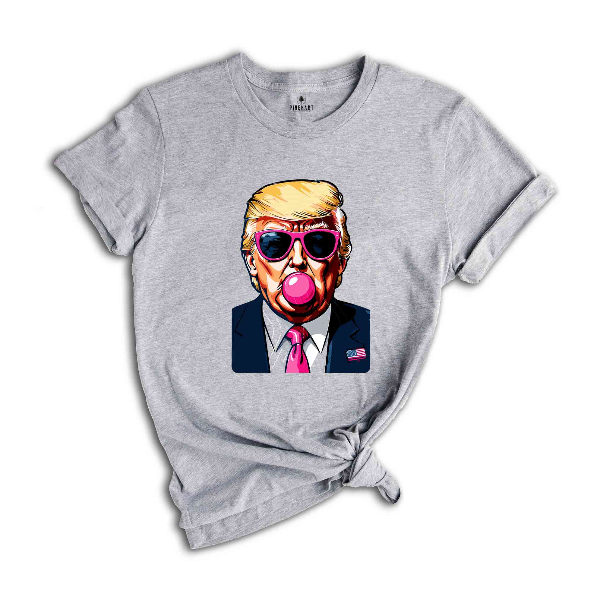 Bubble Gum Trump Shirt, Trump 2024 Shirt, Vote for Trump Shirt, Political Shirt, Election Day Shirt, Make America Great Again Tee