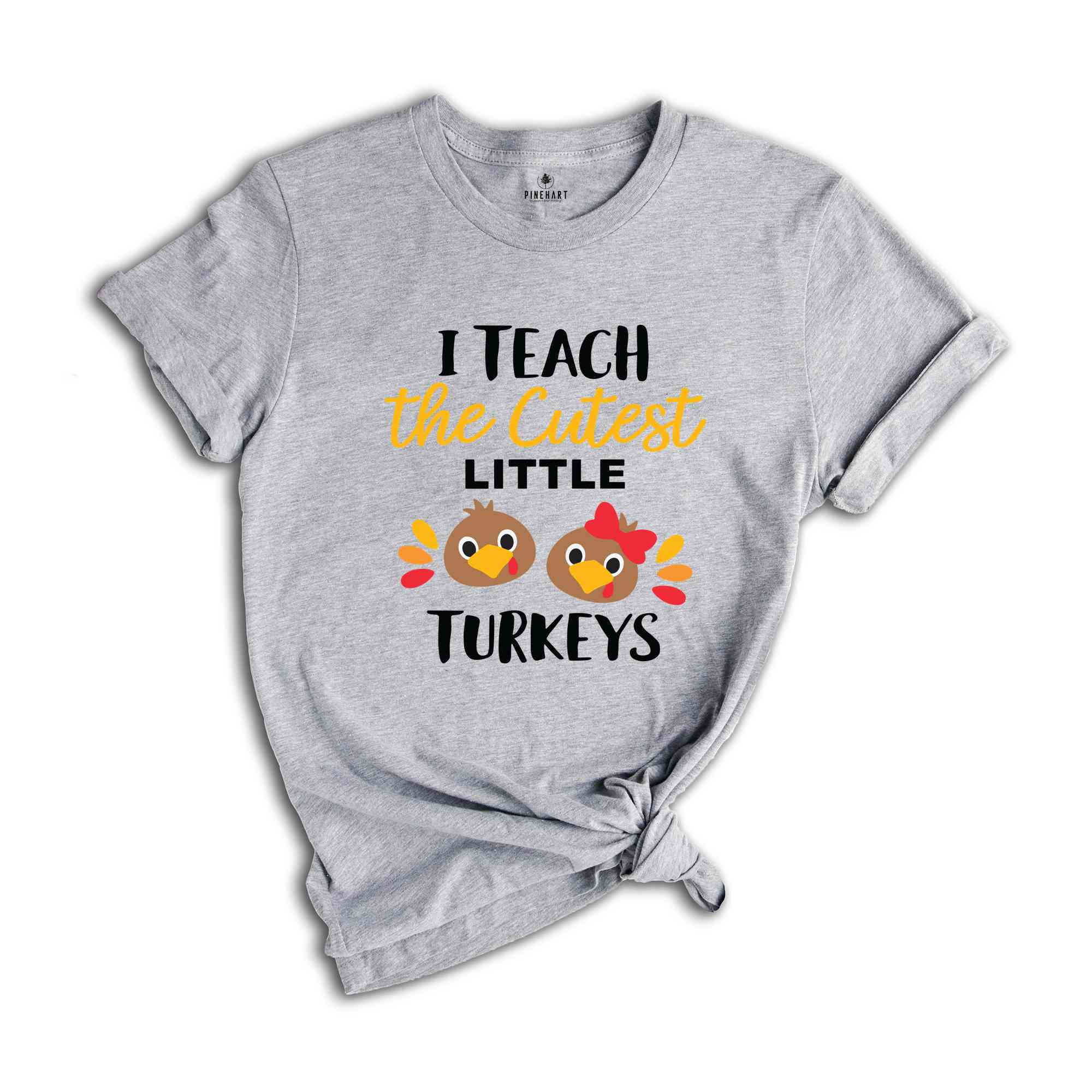 I Teach The Cutest Little Turkeys T-Shirt, Thankful Teacher Shirt, Thanksgiving Shirt, Teacher Appreciation Shirt, Teacher Gifts