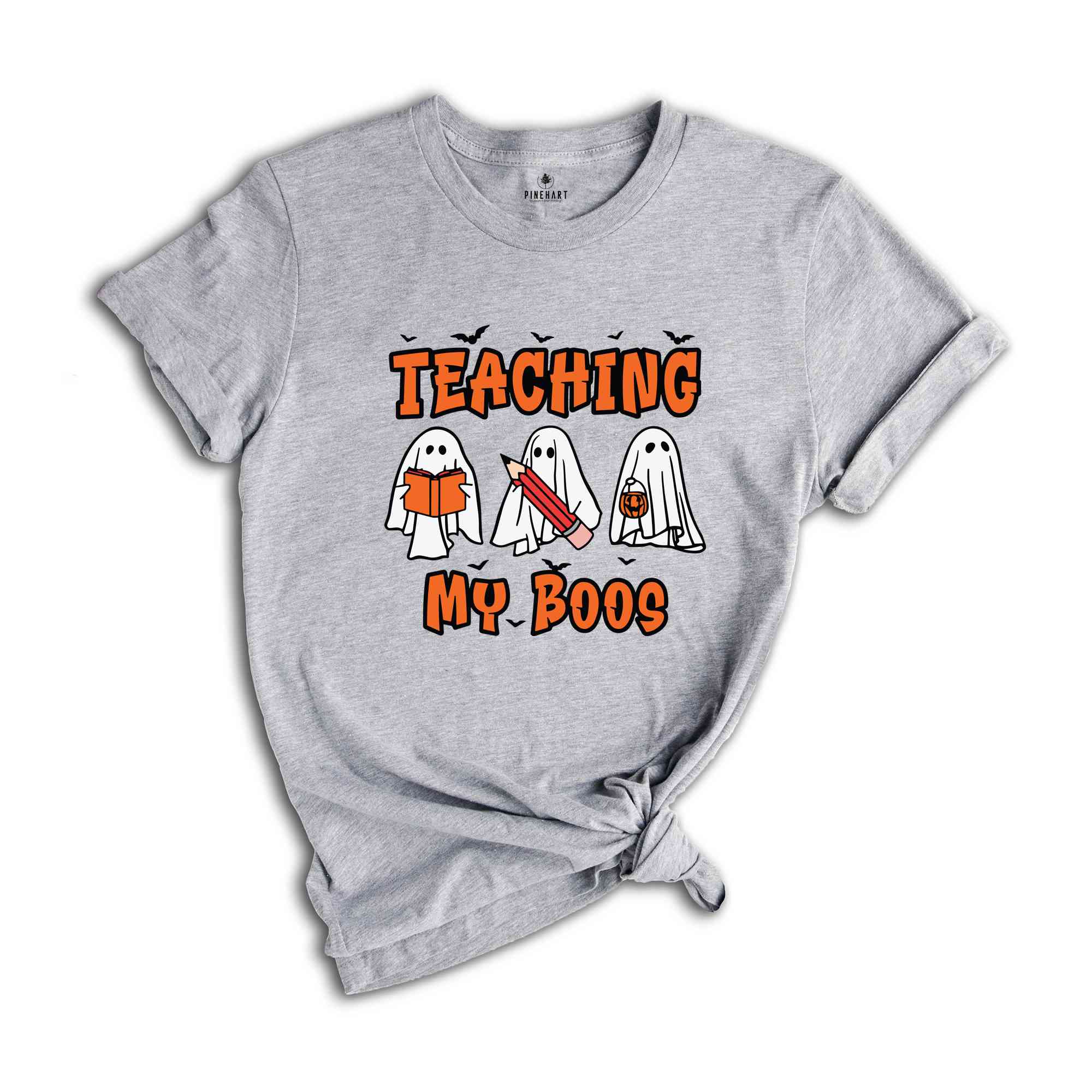 Teaching My Boos T-Shirt, Spooky Teacher Shirt, Teacher Halloween Shirt, Back To School Gifts, Ghost Teacher Tee