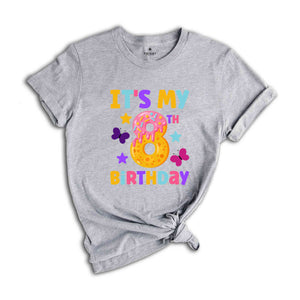 It's My 8th Birthday Toddler Shirt, Kids Birthday Shirt, Birthday Girl Shirt, Eight Year Old Shirt, Cute Birthday Shirt, Birthday Party Tee