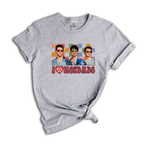 Vintage Jonas Brothers Shirt, I Love Hot Dads Shirt, Daddy TShirt, Joe Jonas Homage shirt, Jonas Retro 90's Sweater, Jonas Brother Merch