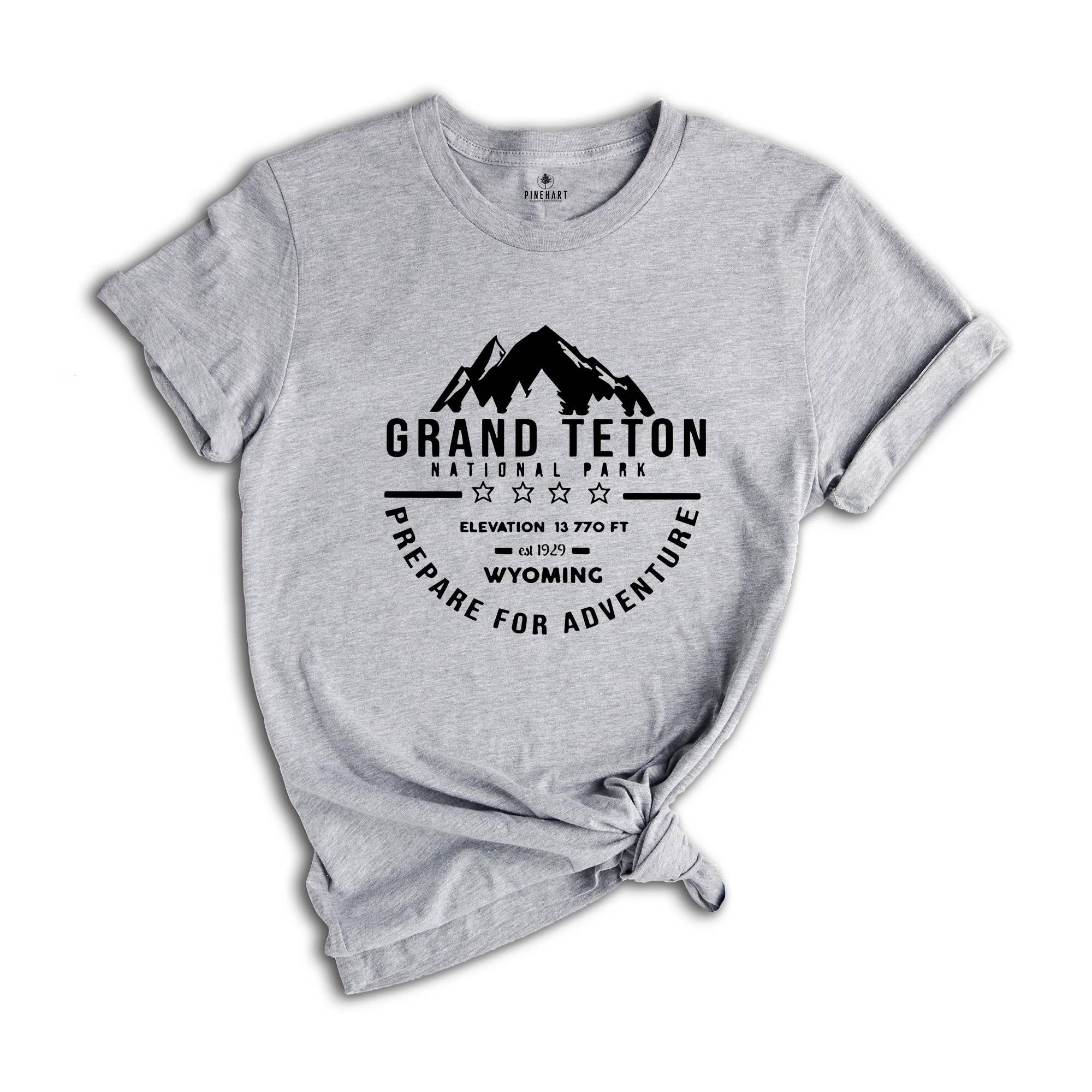 Grand Teton Shirt, Grand Teton National Park Shirt, Grand Teton Hiking Shirt, Grand Teton Trip Shirt, Grand Teton Camping Sweatshirt