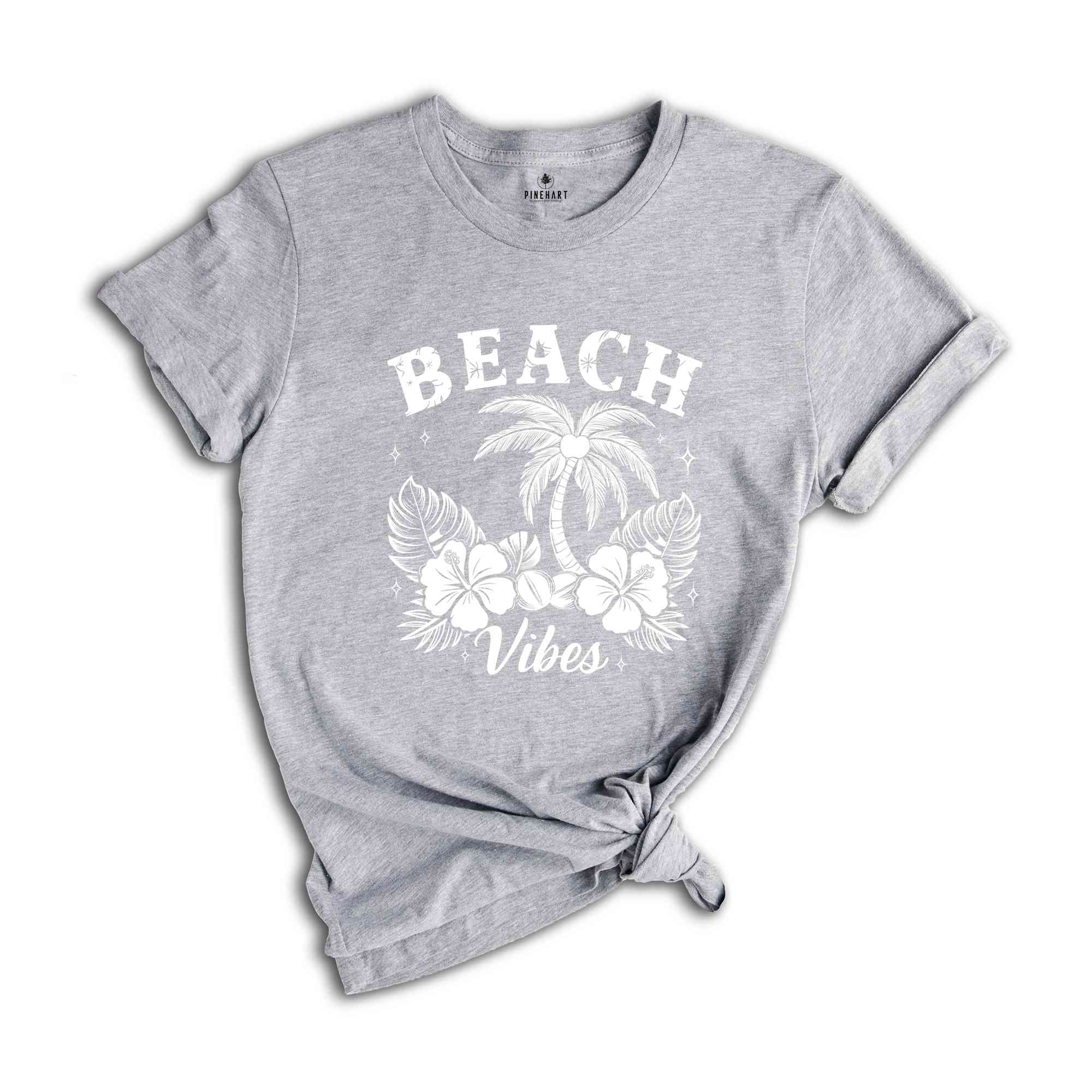 Beach Vibes T-Shirt, Summer Vibes Shirt, Holiday Vacation Gifts, Matching Girls Trip Shirts, Summer Gifts