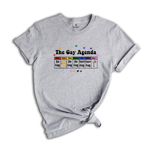 The Gay Agenda Pride Month Shirt, Lgbt Pride Shirt, Equality Shirt, Lgbtq Gift Shirt, Pride Month Shirt, Funny Gay Shirt