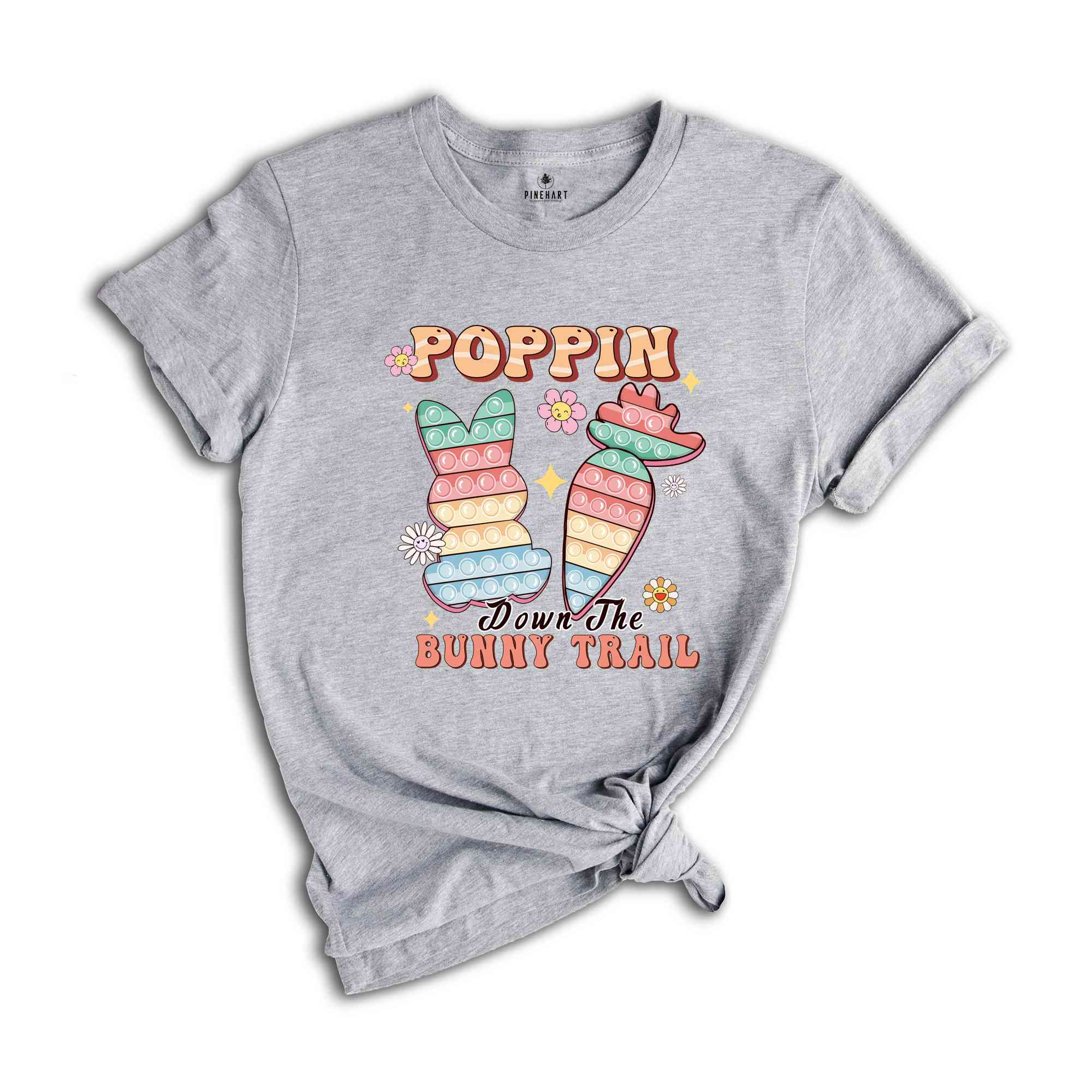 Poppin Down The Bunny Trail Shirt, Funny Easter Shirt, Retro Easter Shirt, Funny Bunny Shirt, Easter Day Gifts