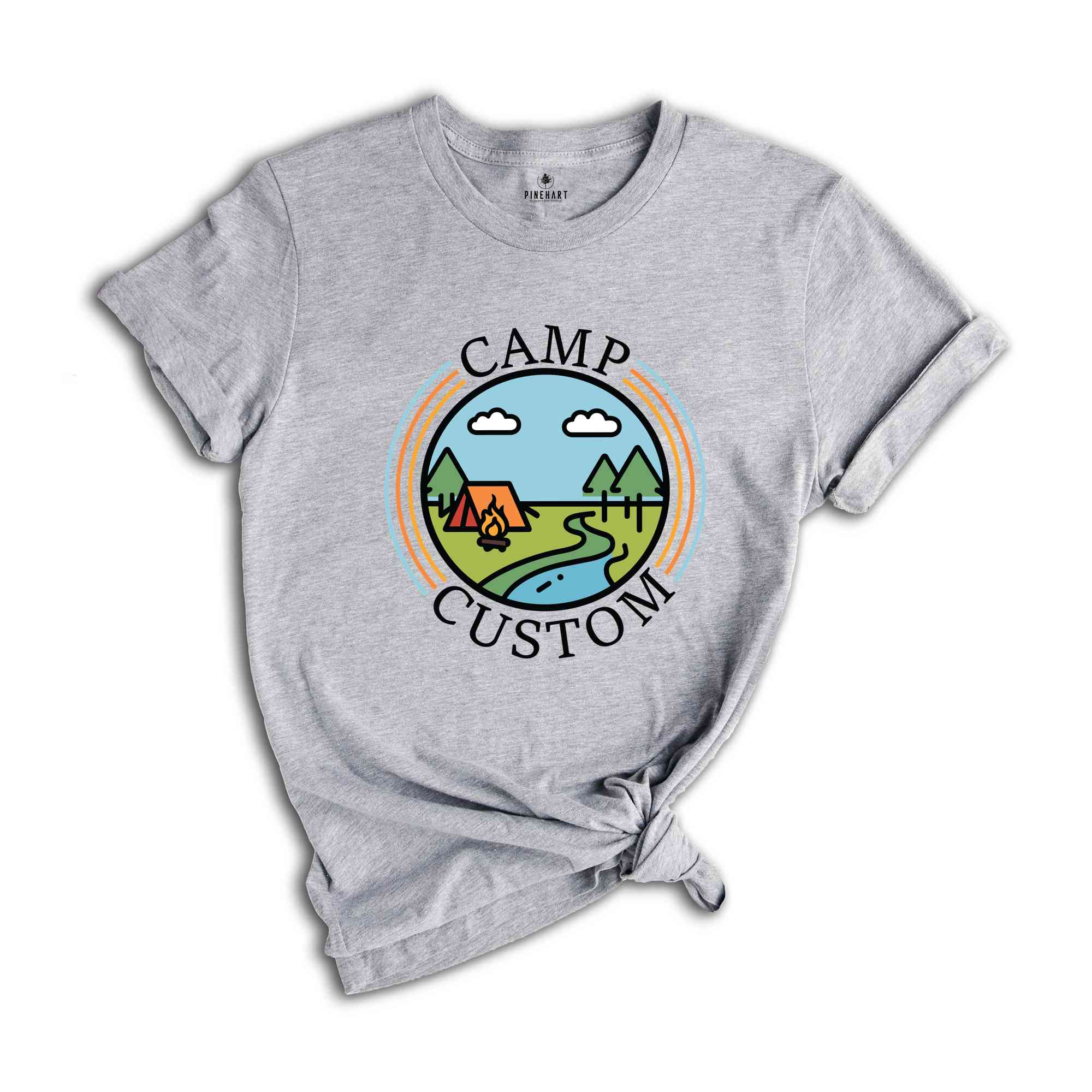 Custom Camp T-Shirt, Custom T-shirt, Custom Shirt, Custom Camp Shirt, Camp Crew Shirt, Camp Custom Shirt, Camping Family Shirt