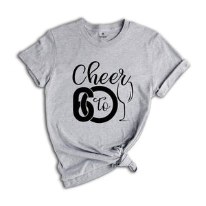 Cheer To 60th Birthday Shirt, Hello 60 T-Shirt, 1964 Birthday Tee, 60th Birthday Gift, Sixty And Fabulous, 1964 Birthday Gift