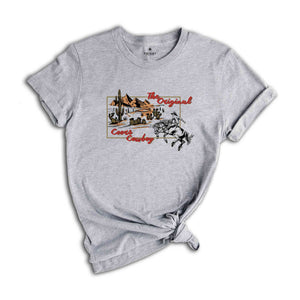 The Original Coors Cowboy T-Shirt, Rodeo Club Shirt, Coors Cowboy Tee, Original Coors Shirt, Western Style Tee