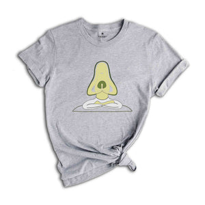 Cute Yoga Shirts, Yoga Gifts, Custom Yoga Shirt, Pocket Tees, Avocado Yoga T-Shirt, Gifts for Her, Avocado Graphic Tees, Shirts for Women