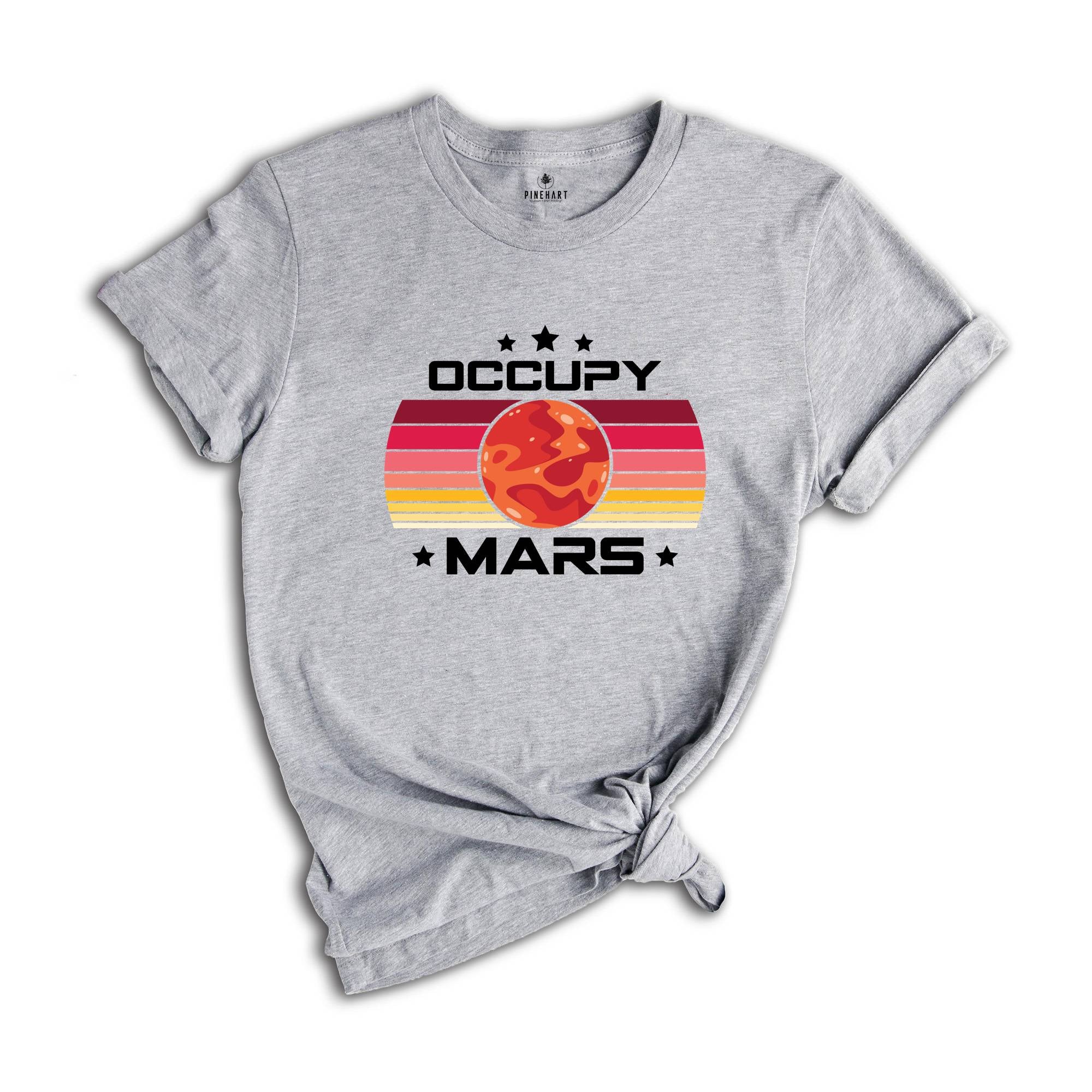 Occupy Mars Shirt, Mars Colony T-Shirt, Funny Mars Colonization Tee, Space Lover T-Shirt, Astronomy Lover Kid Tee