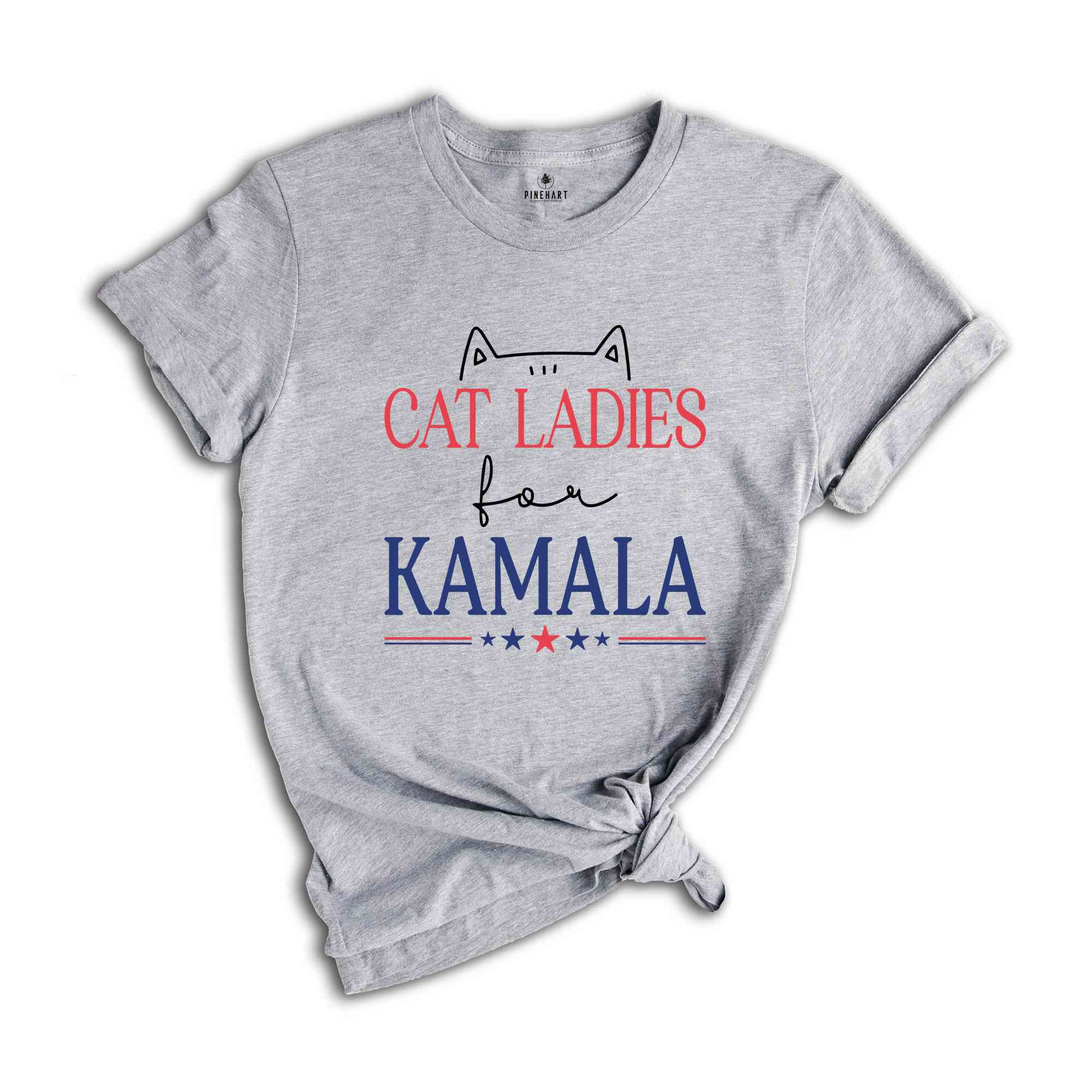 Cat Ladies For Kamala T-shirt, Childless Cat Lady Shirt, Vote For Kamala Harris, Madam President Tee, Kamala For President Shirt