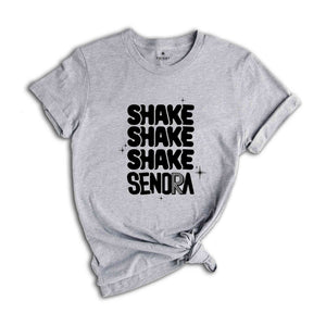 Shake Shake Shake Senora Shirt, Funny Halloween Shirt, Retro Halloween Shirt, Spooky Halloween Shirt, Halloween Movie Shirt