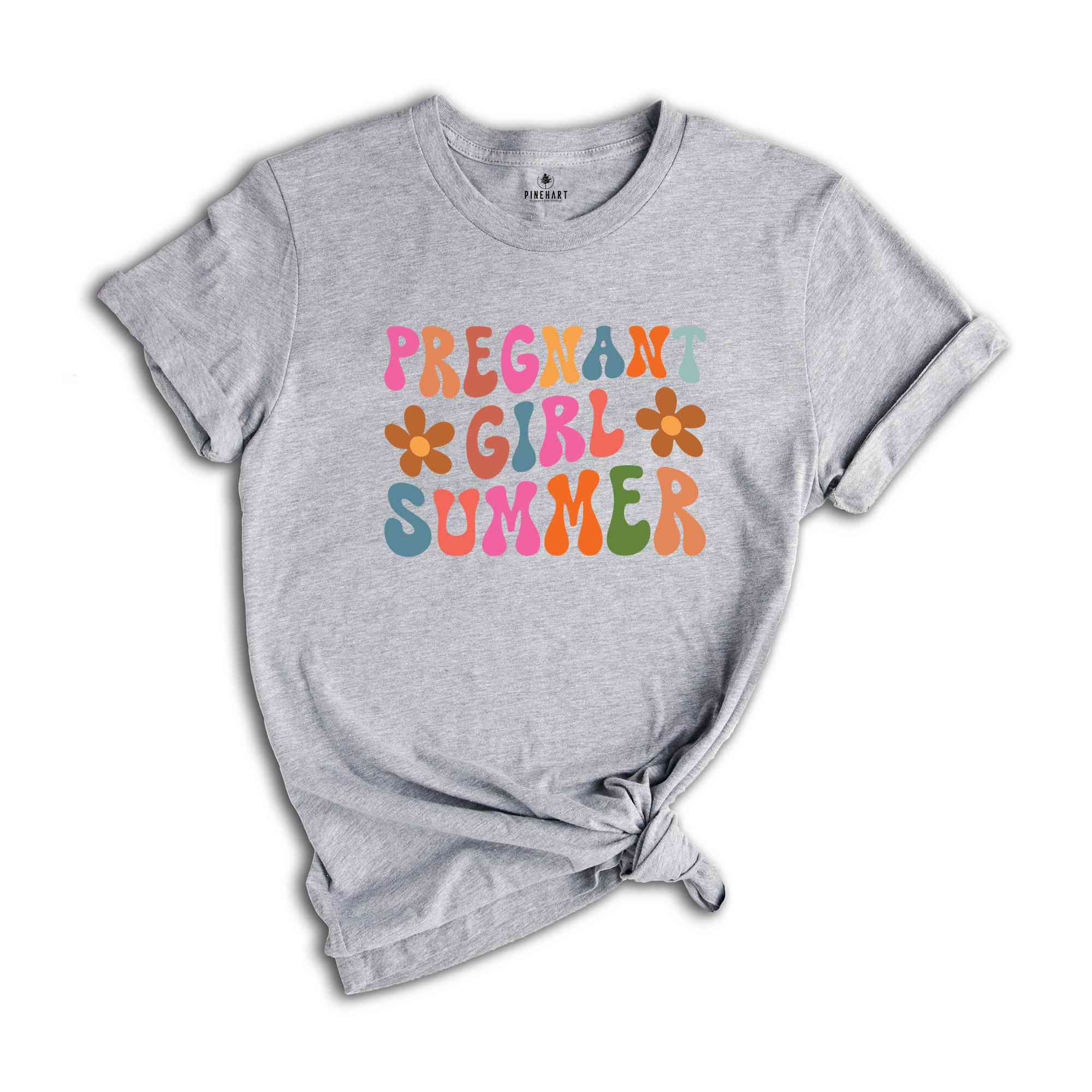 Pregnant Girl Summer Shirt, Cute Mom to Be Shirt, Pregnancy Reveal Shirt, Funny Mom Gift, New Mom Shirt, Baby Announcement Shirt