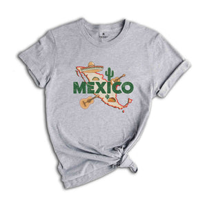 Retro Mexico Shirt, Mexico Travel Shirt, Country Travel Shirt, Shirt For Traveler, Travel Lover Gift, Travel Tee, Trip Shirt