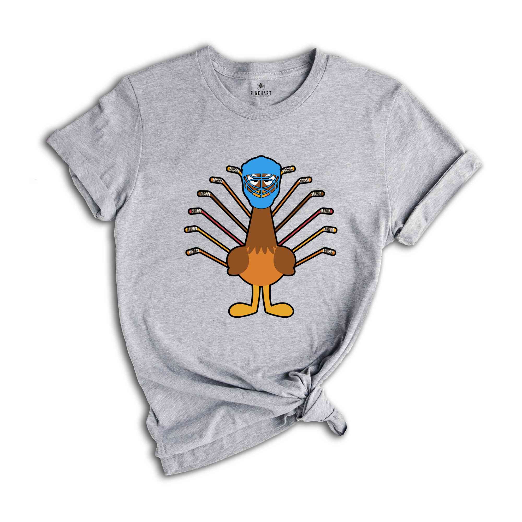 Thanksgiving Ice Hockey Turkey Shirt, Hockey Player Shirt, Thanksgiving Shirt, Thanksgiving Gift, Turkey Day Shirt, Hockey Lover Shirt