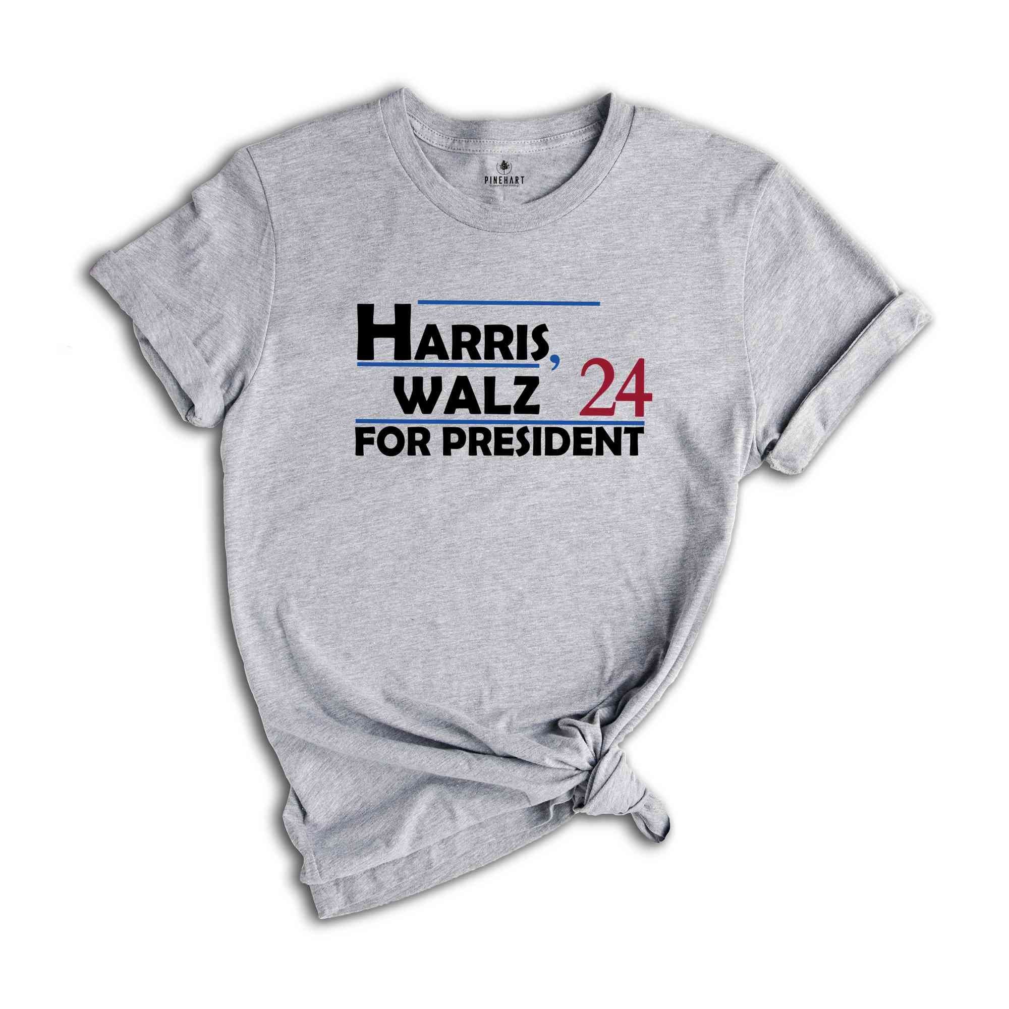 Harris Walz 2024 Shirt, Kamala Harris Shirt, Tim Walz Shirt, Gift for Democrat, Vote Kamala Shirt, Madam President Shirt