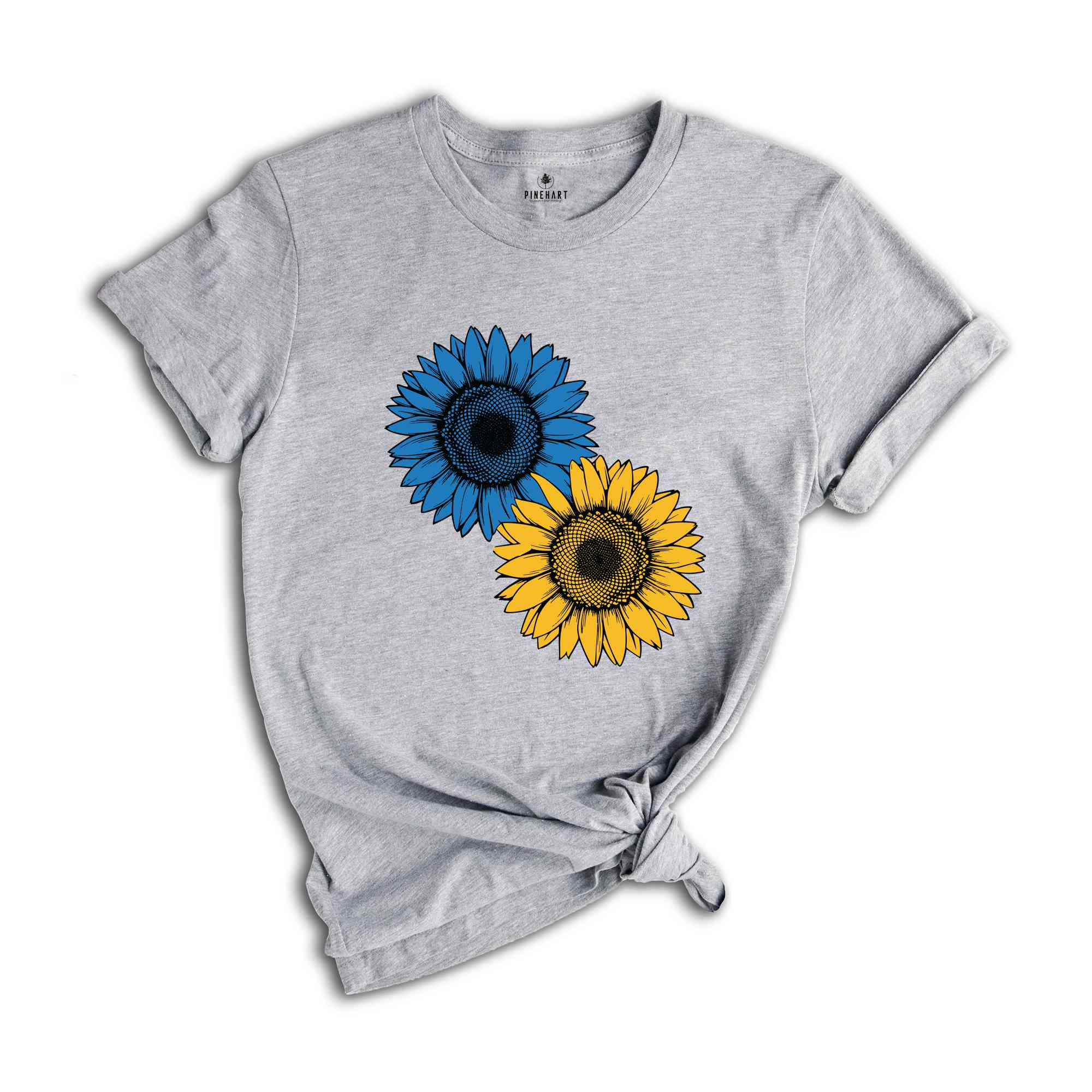 Sunflower Ukraine, Proud Ukrainian T-Shirt, Pray for Ukraine Tee, No War Ukraine, Ukraine Military Shirt