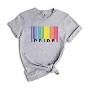 Pride Shirt, Pride Barcode Shirt, Love Is Love Shirt, Equality Shirt, Gay Pride Shirt, Human Rights Shirt, LGBTQ Shirt, Pride Month Shirt