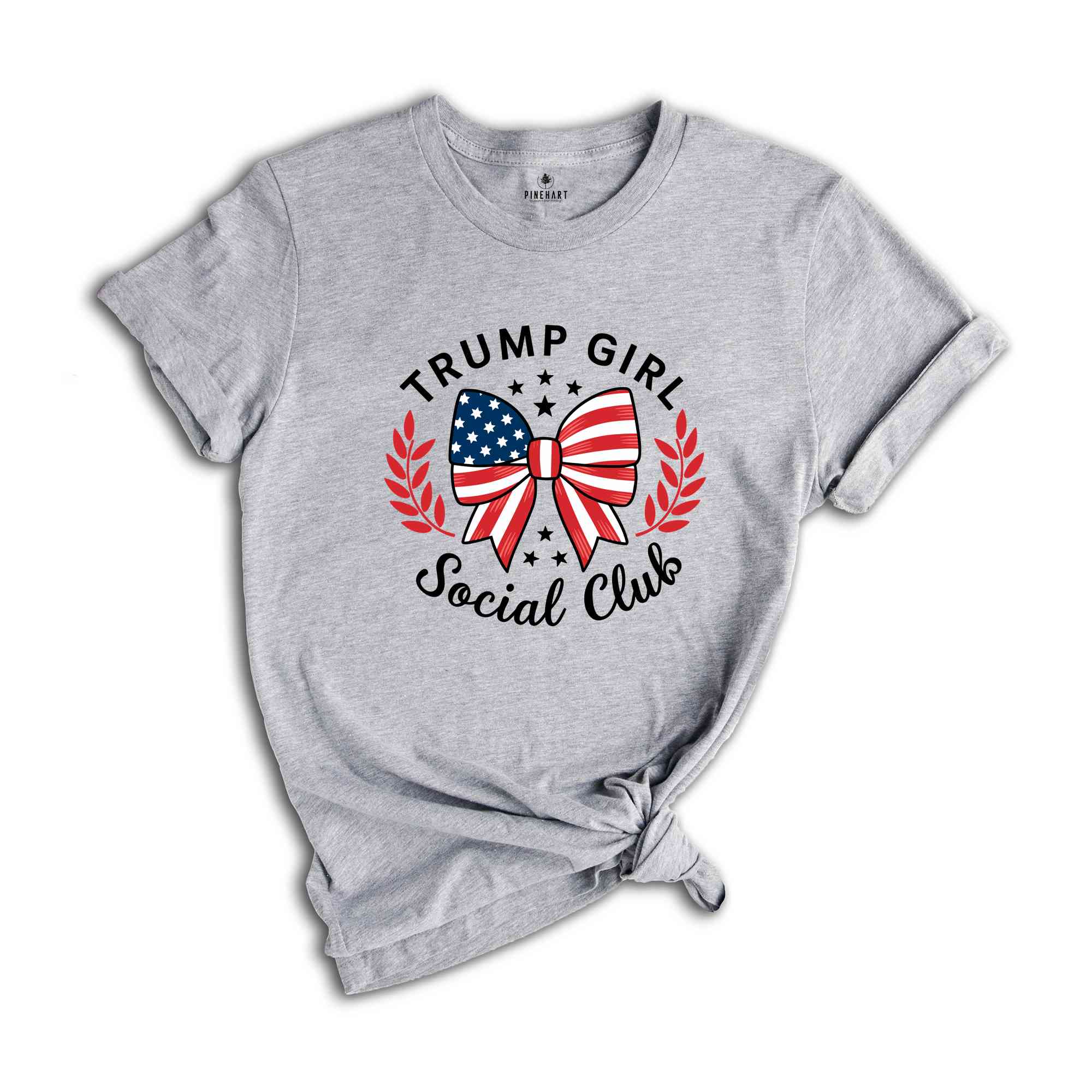 Trump Girl Social Club T-Shirt, Conservative Shirt, Election Republican Tee, Support Trump Shirt, Trump 2024 Shirt