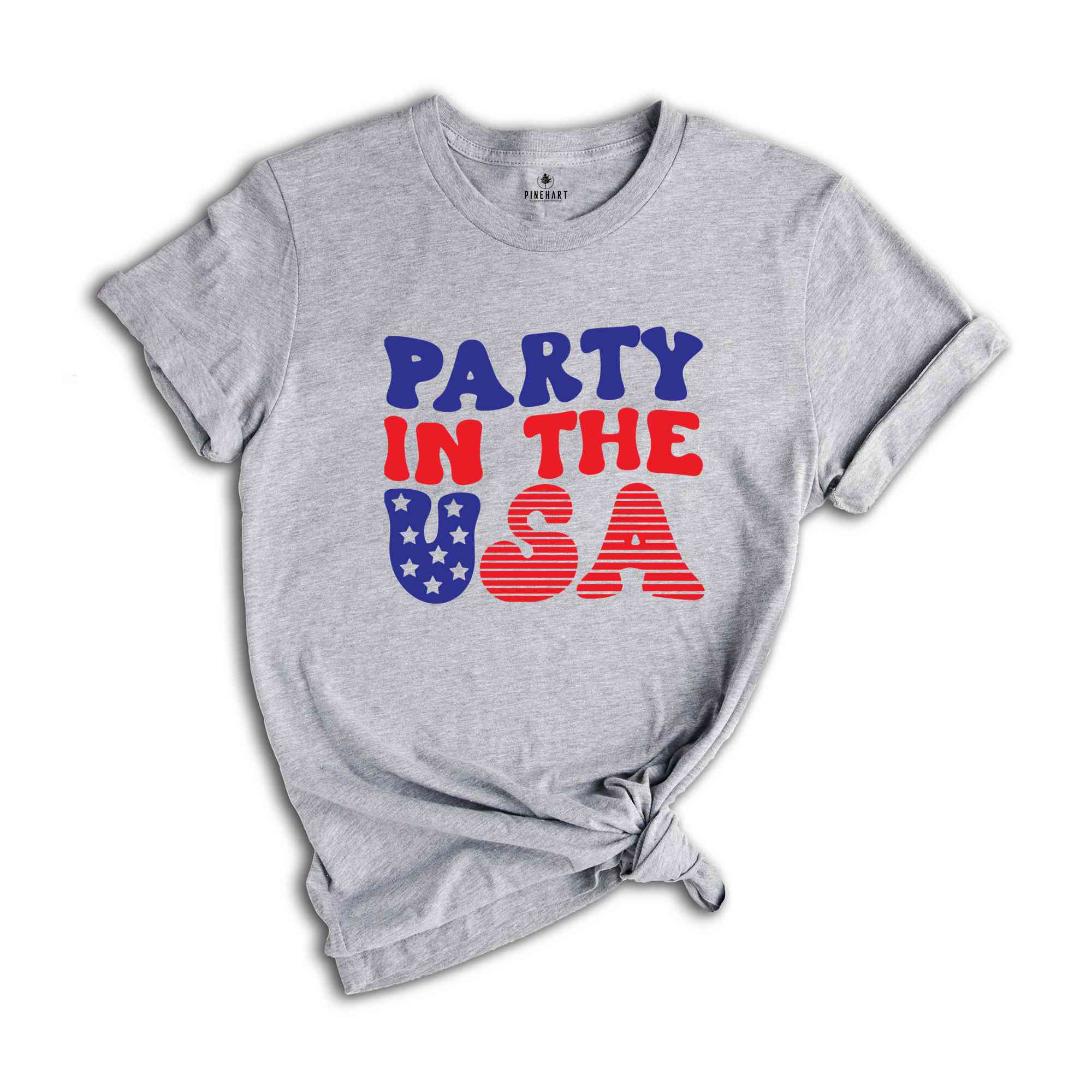 Party in USA Shirt, 4th Of July Shirt, American Flag Shirt, Independence Day Shirt, Womens 4th Shirt