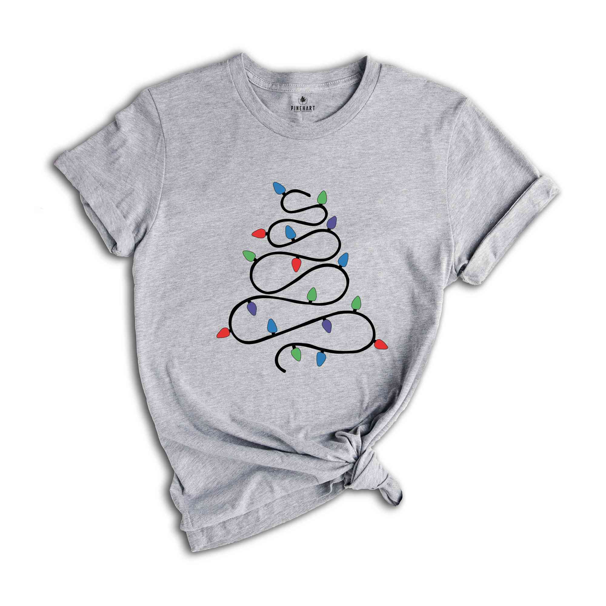 Christmas Tree Lights Shirt, Christmas Shirt, Holiday Shirt, Winter Shirt, Christmas Lights, Christmas Vibes, Family Christmas