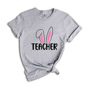 Teacher Shirt, Teacher Easter Shirt, Bunny Ears Shirt, Trendy Peeps Shirt, Bunny Shirt, Cute Teacher Shirt