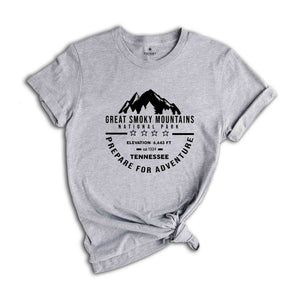 Smoky Mountains Shirt, Great Smoky National Park Shirt, Smoky Mountains Hiking Shirt, Smoky Mountain Trip Shirt, Adventurer Shirt