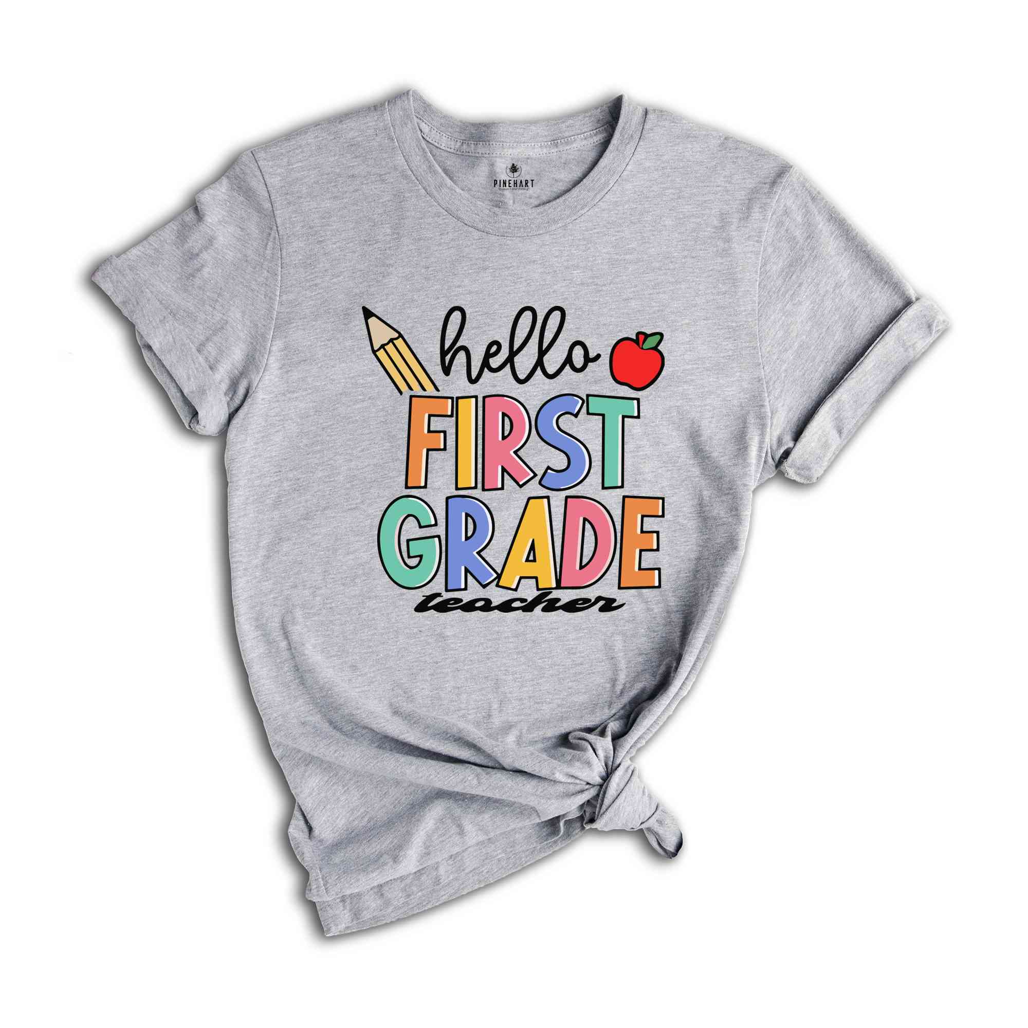 Guiding Bright Minds, First Grade Teacher Shirt