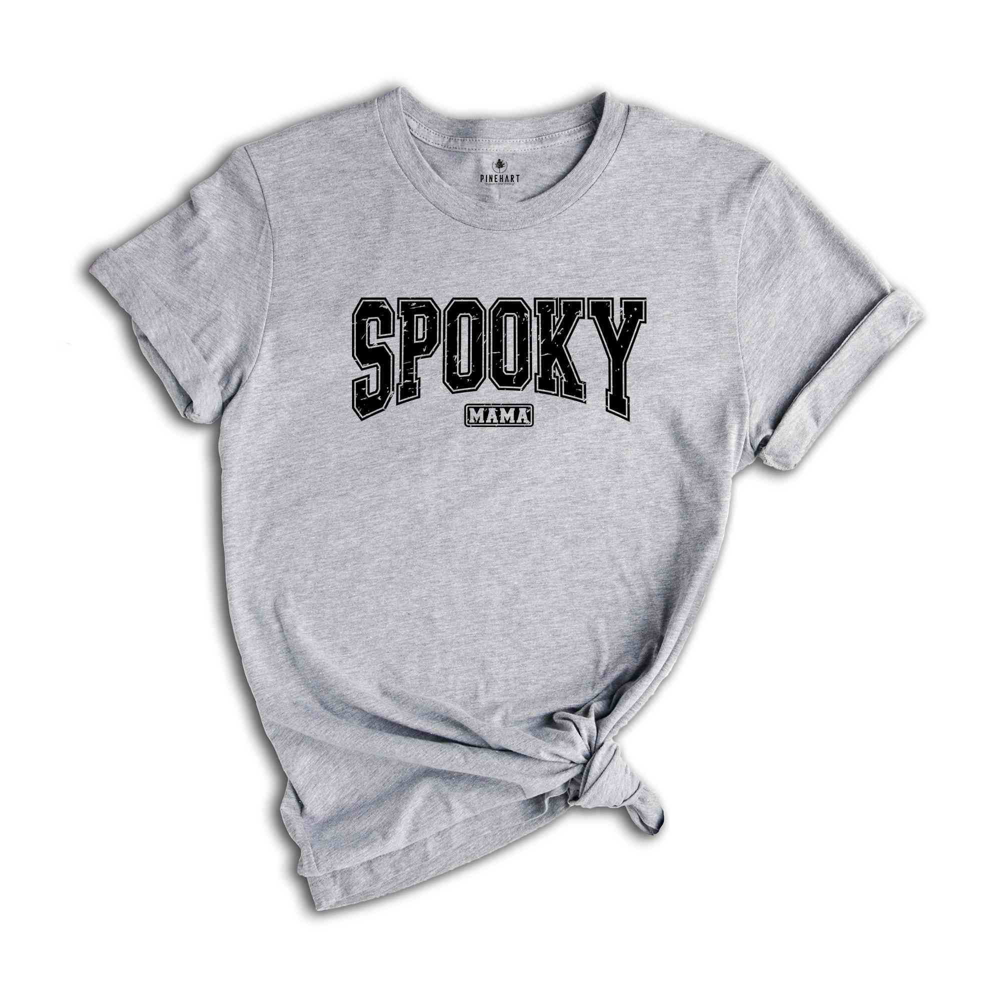 Spooky Mama Shirt, Spooky Vibes Shirt, Gift For Mama, Mama Shirt, Halloween Shirt, Halloween Gift For Mother, Stay Season Shirt