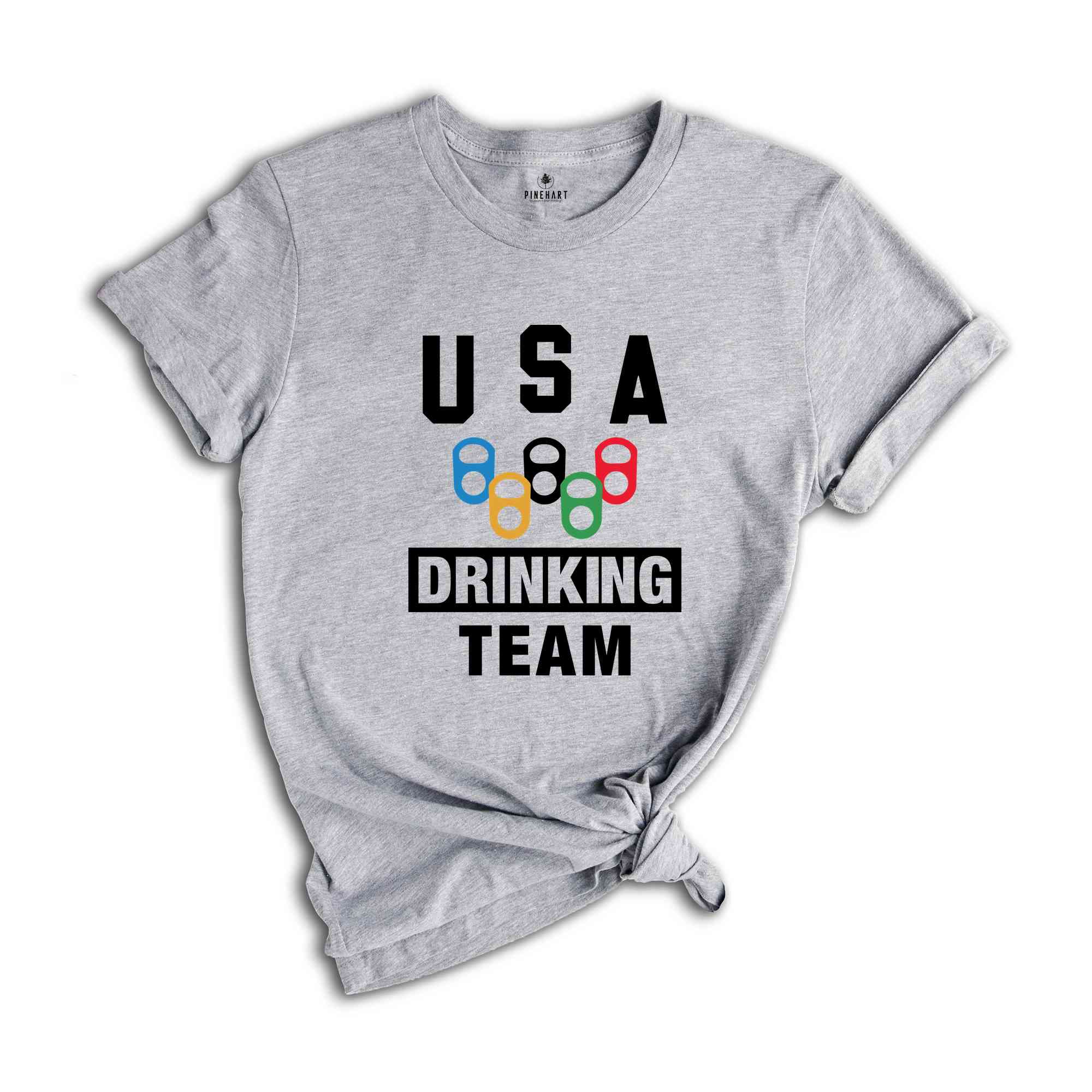 USA Drinking Team Shirt, Beer Party T-shirt, 4th Of July Drinking Party Shirt, Independence Day Gift, Gift For American