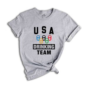 USA Drinking Team Shirt, Beer Party T-shirt, 4th Of July Drinking Party Shirt, Independence Day Gift, Gift For American